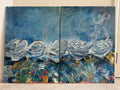 The Garden Between Worlds - Original Painting - Diptych, two panels