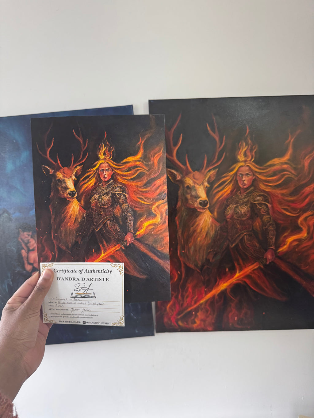 Crowned in Flames - Fine Art Print
