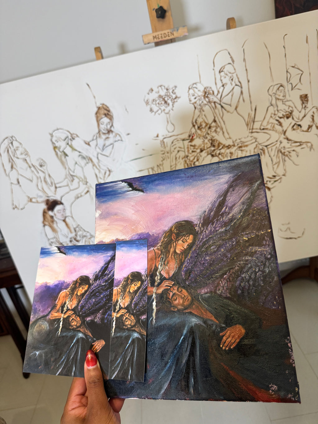 The Painted Court | Monthly Romantasy Art Print Subscription