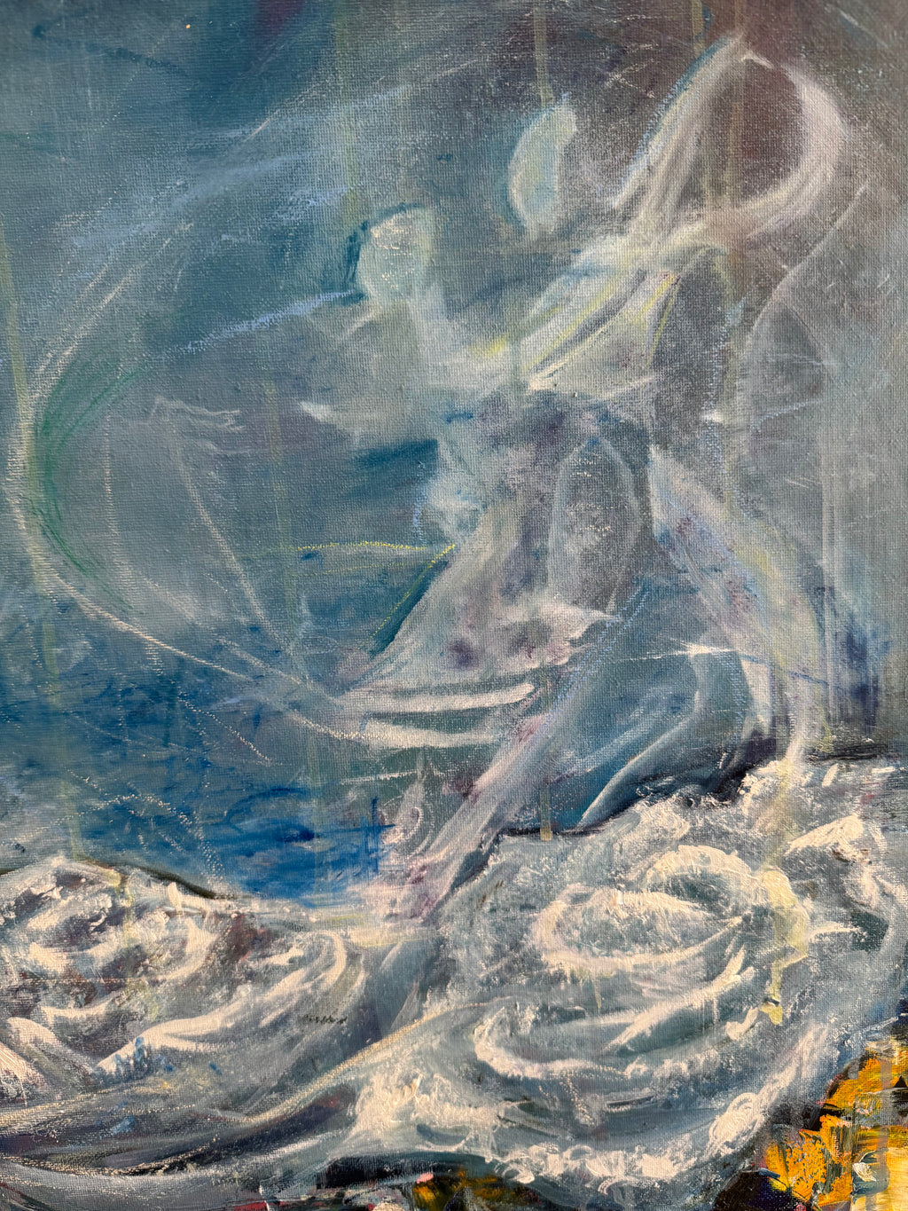The Garden Between Worlds - Original Painting - Diptych, two panels