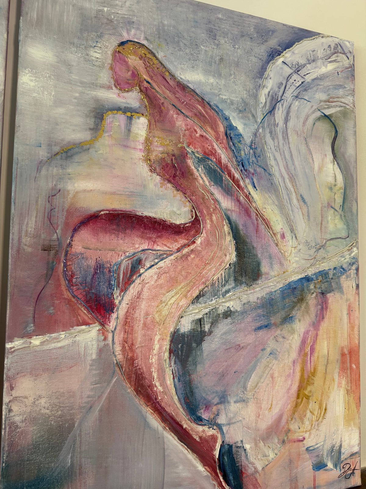 Matched in Every Way - Original Painting - Diptych, two panels