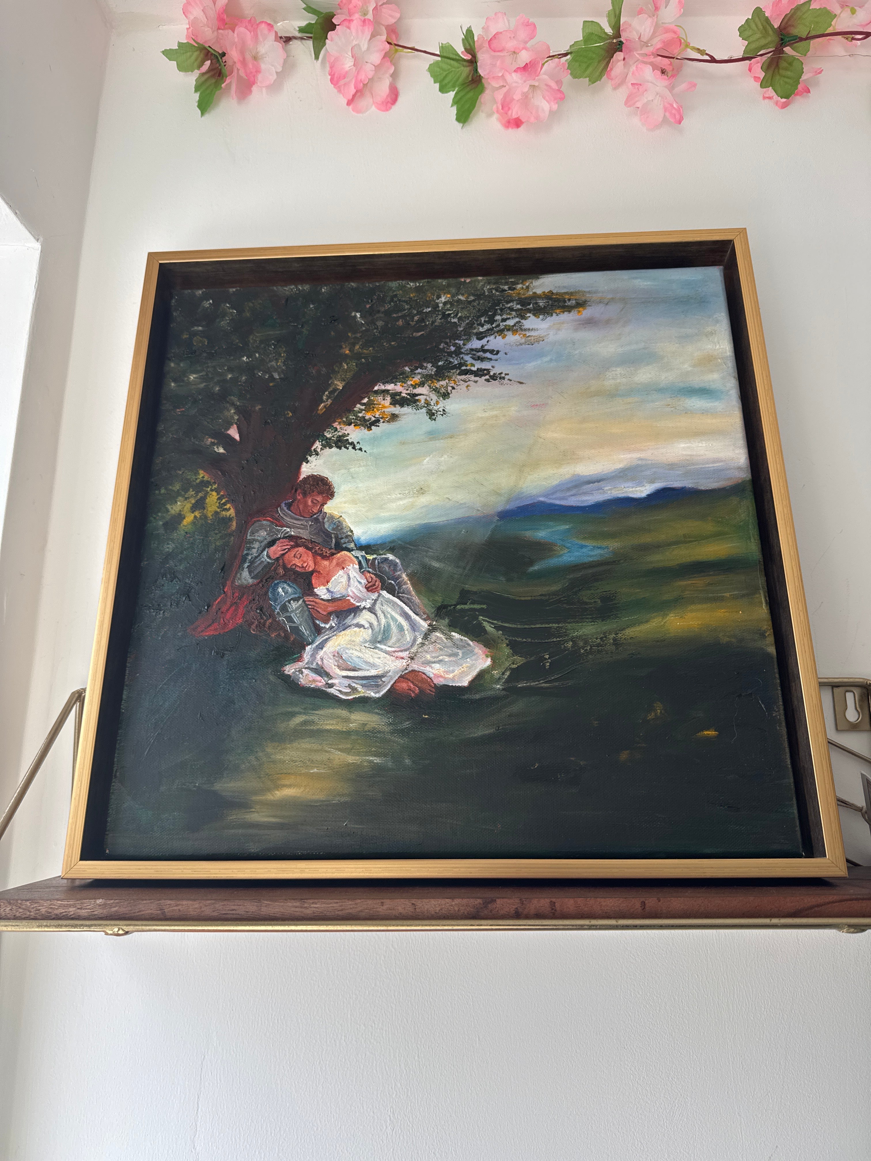 For the Healer who Saved me - Framed Original Painting