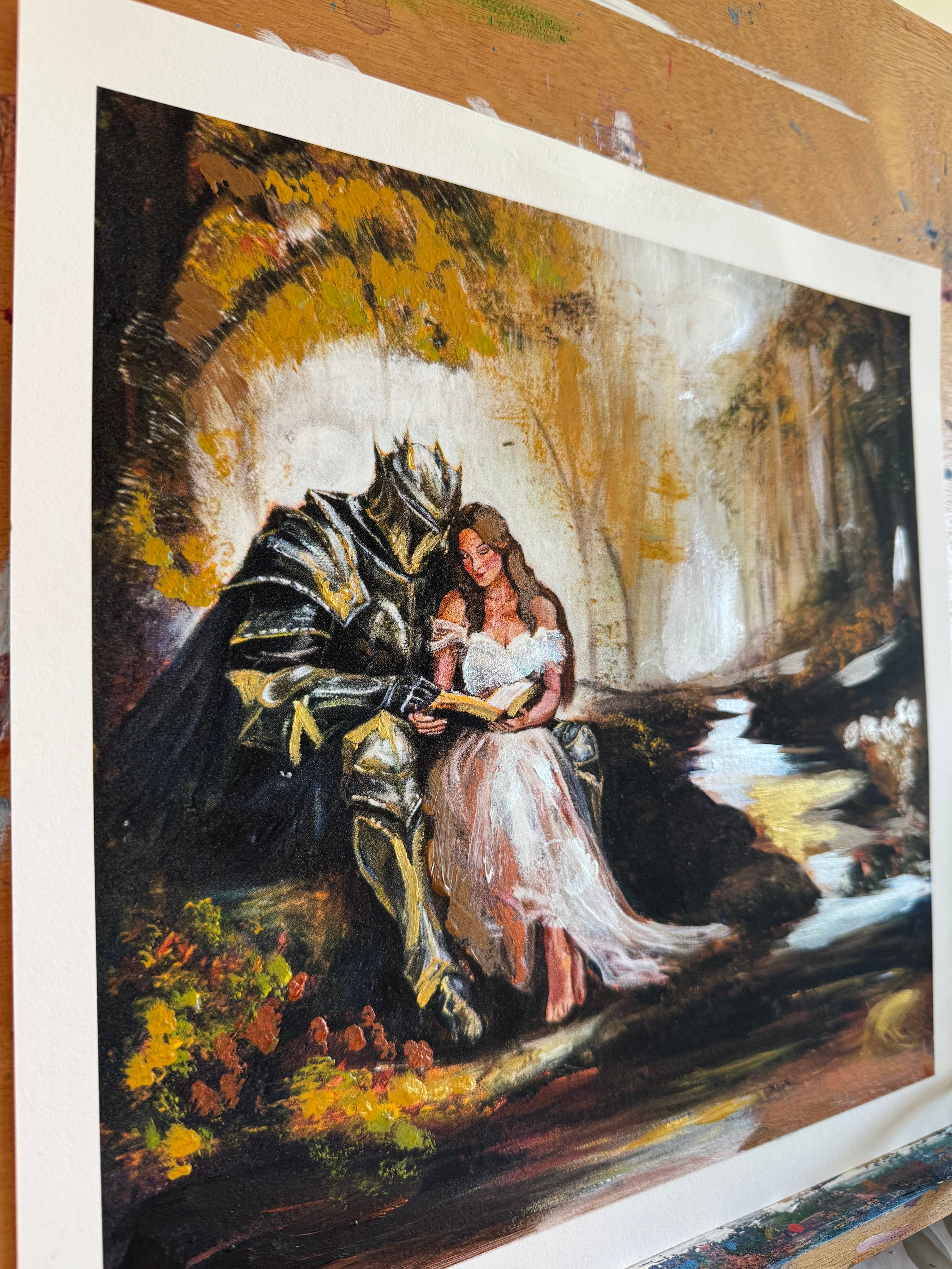 The Knight Who Listened - Fine Art Print