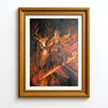 Crowned in Flames - Fine Art Print