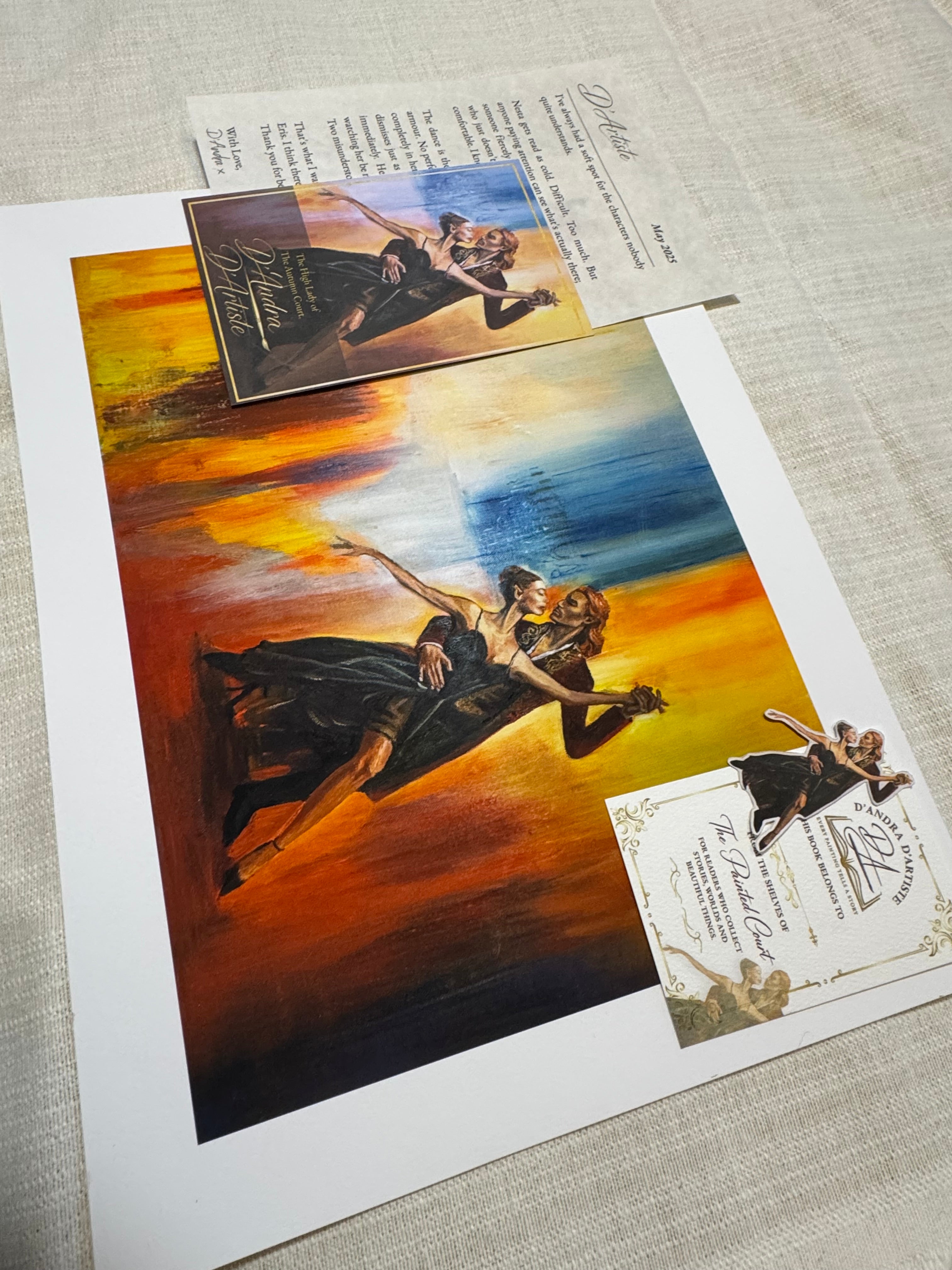 The Painted Court | Monthly Romantasy Art Print Subscription