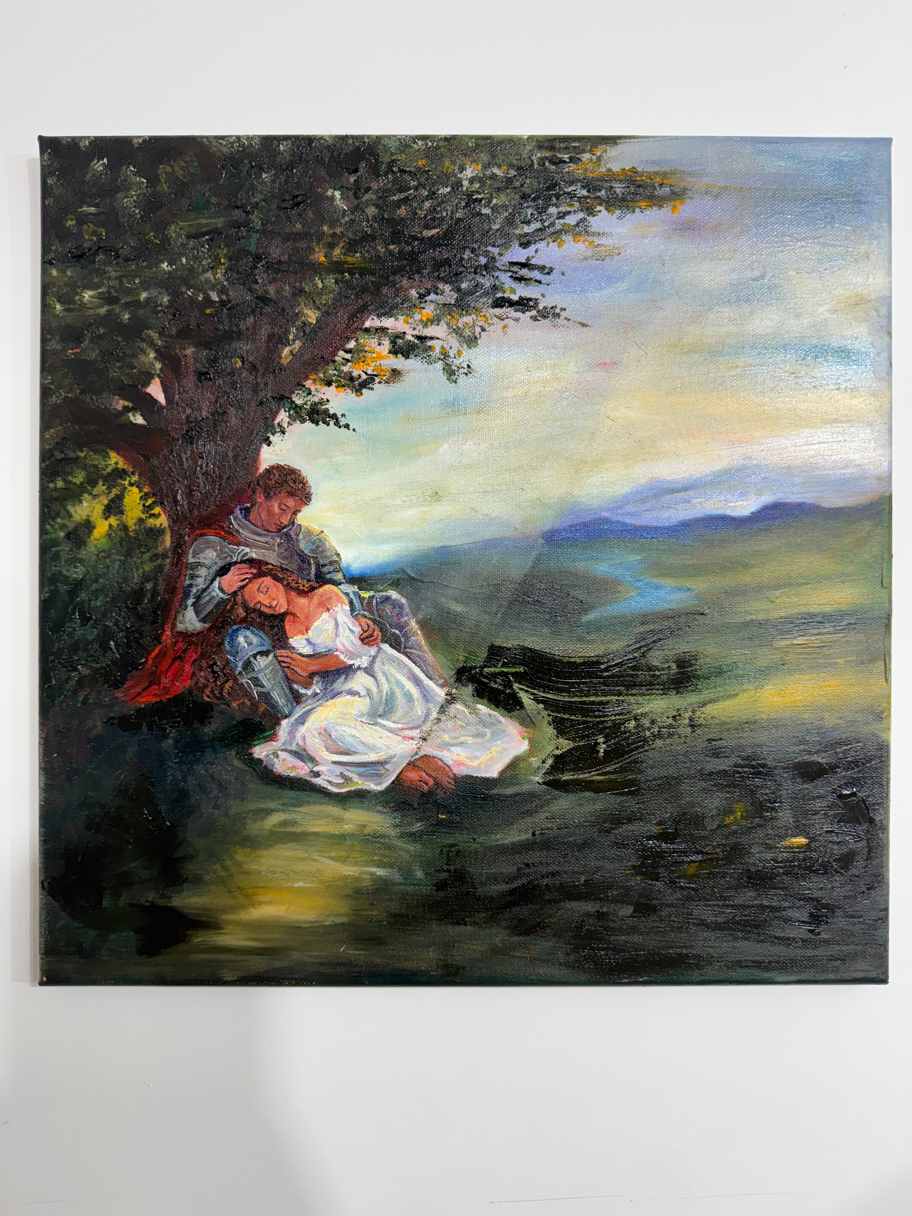 For the Healer who Saved me - Framed Original Painting