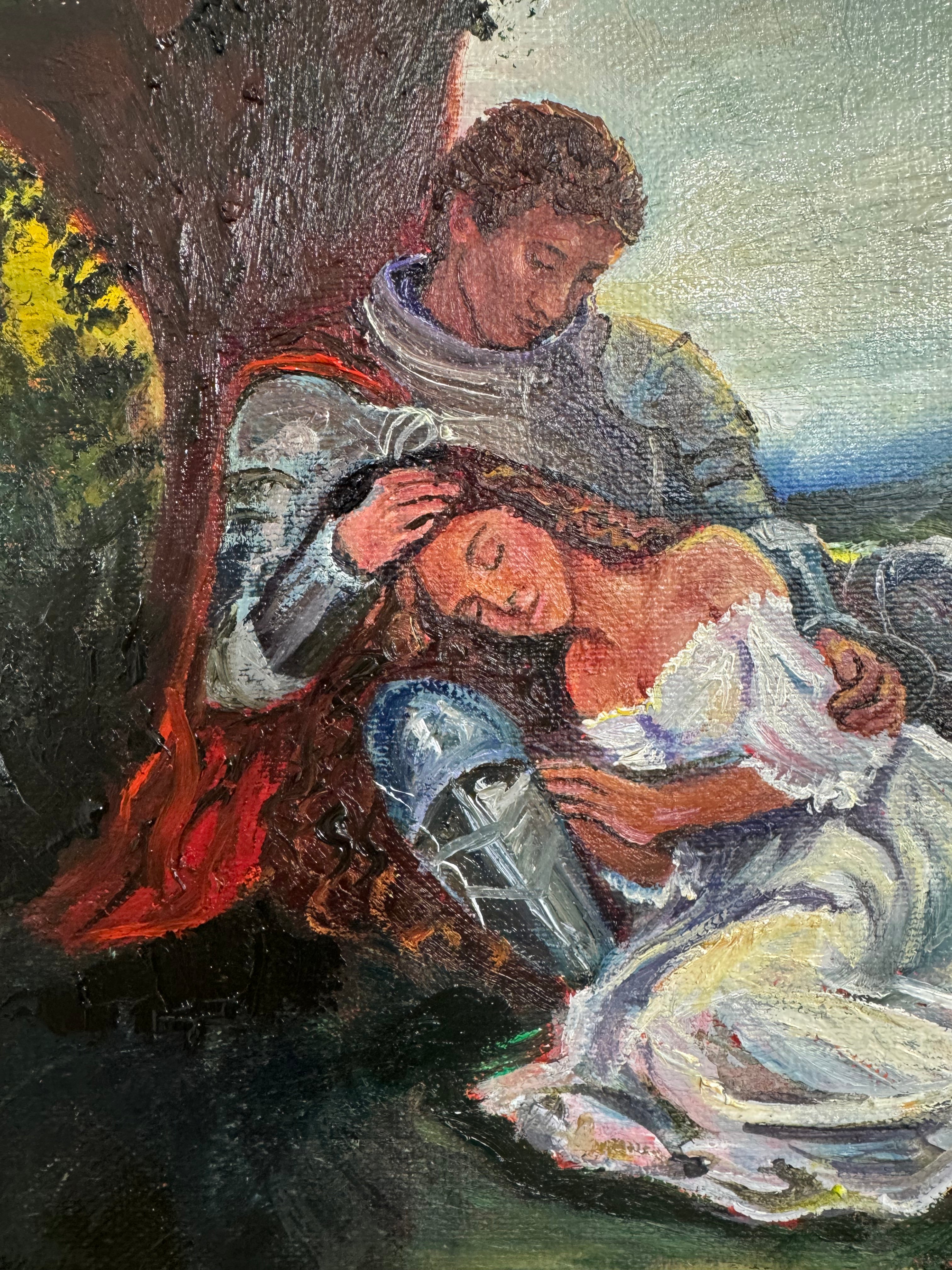 For the Healer who Saved me - Framed Original Painting