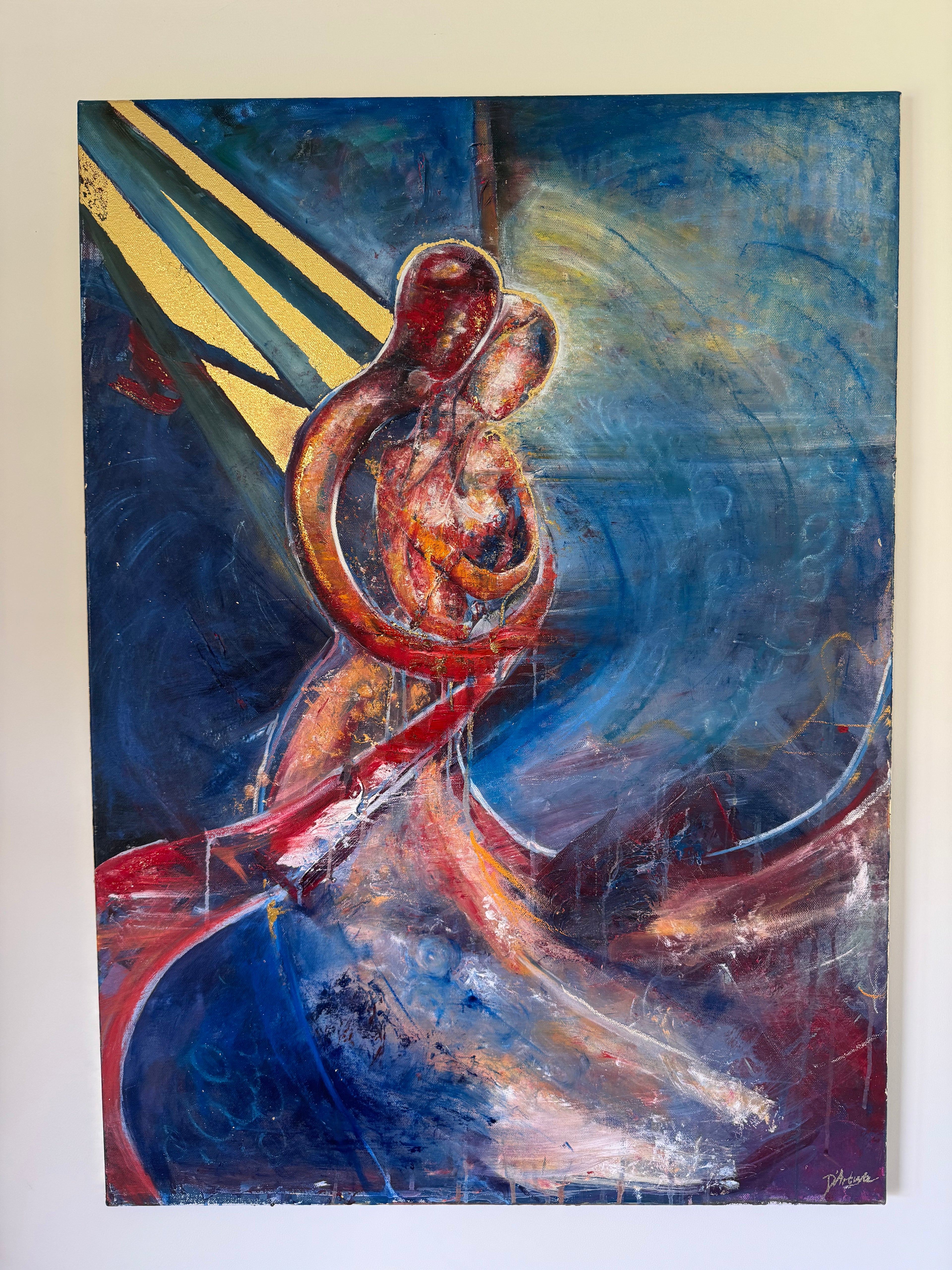 The Night He Caught Her - Original Painting