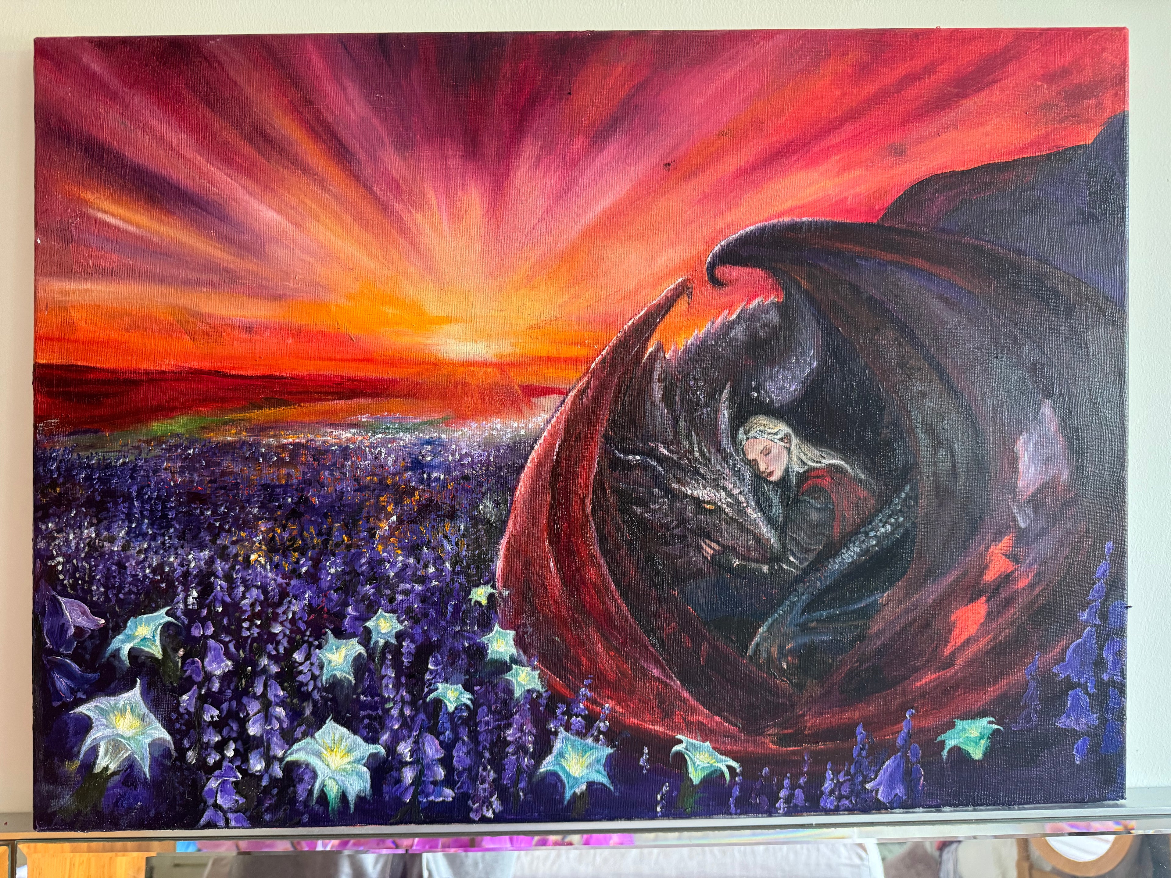 Where Their Memory Blooms - Original Painting