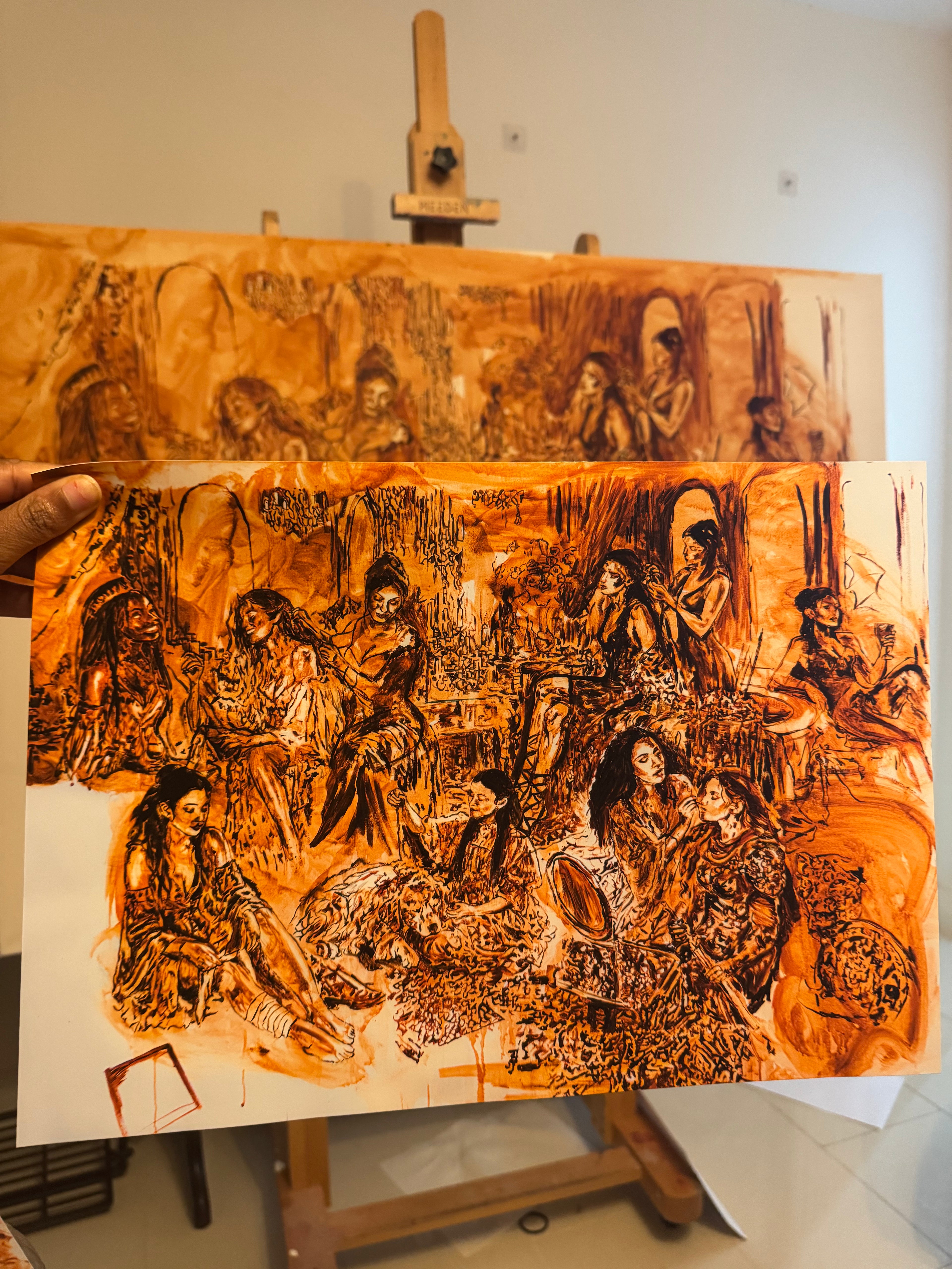 To Whatever End, Together (underpainting) - Limited Edition Fine Art Print